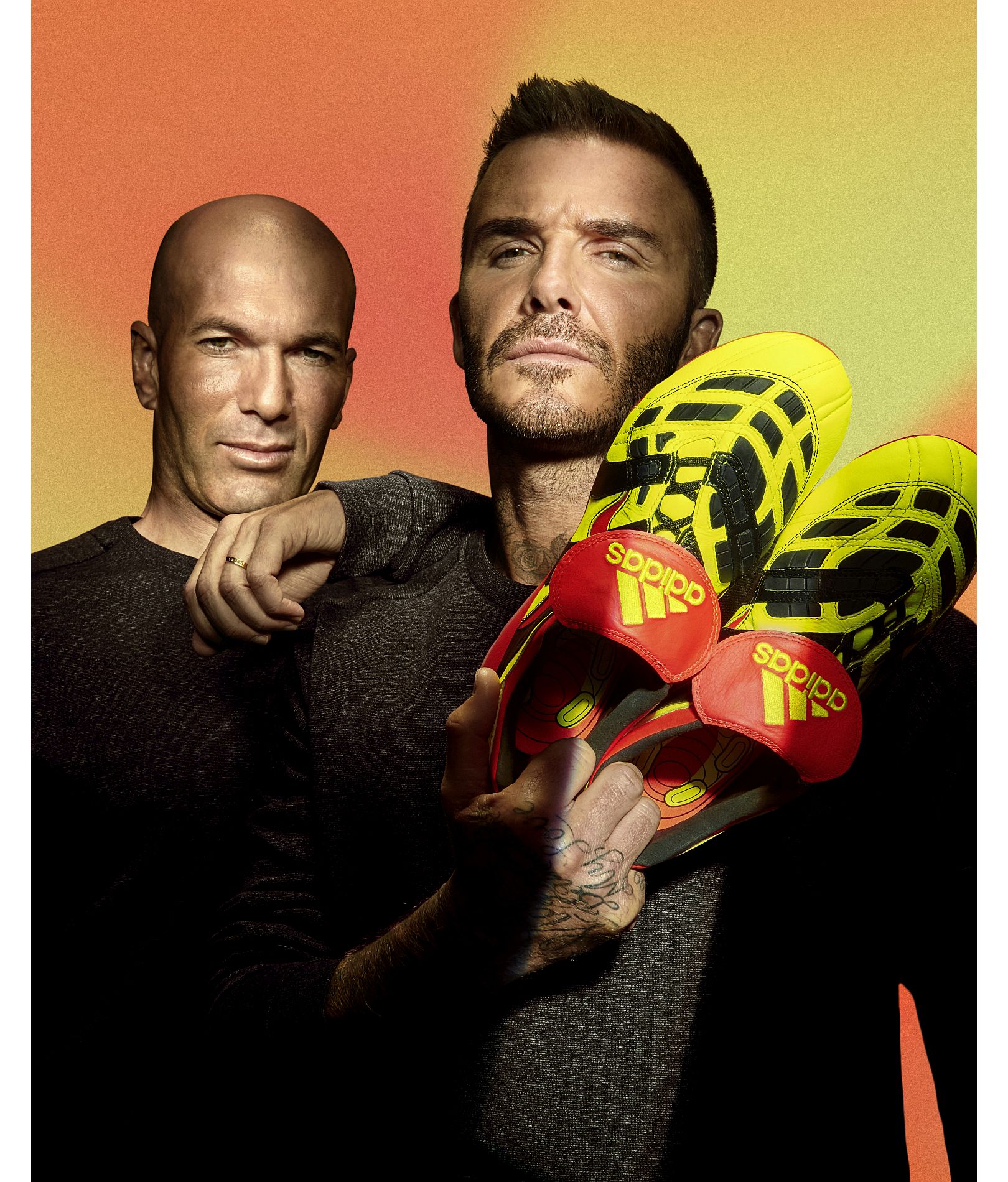 david beckham and zidane adidas