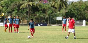 Minerva AFC U15 training