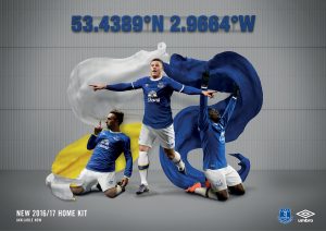 UMBRO - Everton FC 2016 home kit