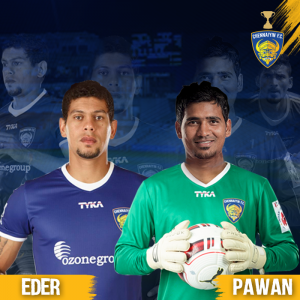Chennaiyin FC - Eder - Pawan Kumar