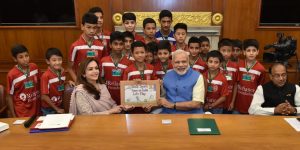 Narendra Modi - Reliance Foundation Young champs