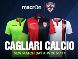 macron - Cagliari Calcio 2016 kits