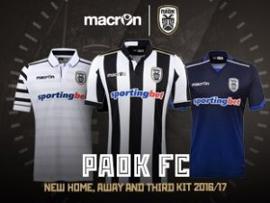 macron - PAOK FC 2016 kits
