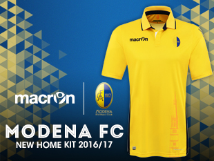 macron & Modena FC present the clubs new 2016/17 home jersey! - Arunava  about Football