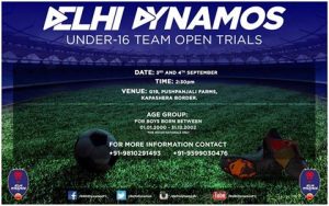 Delhi Dynamos U-16 trials