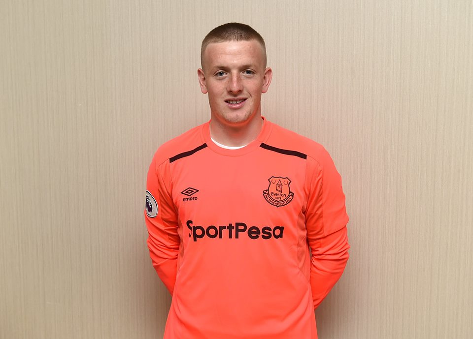 jordan pickford everton football club