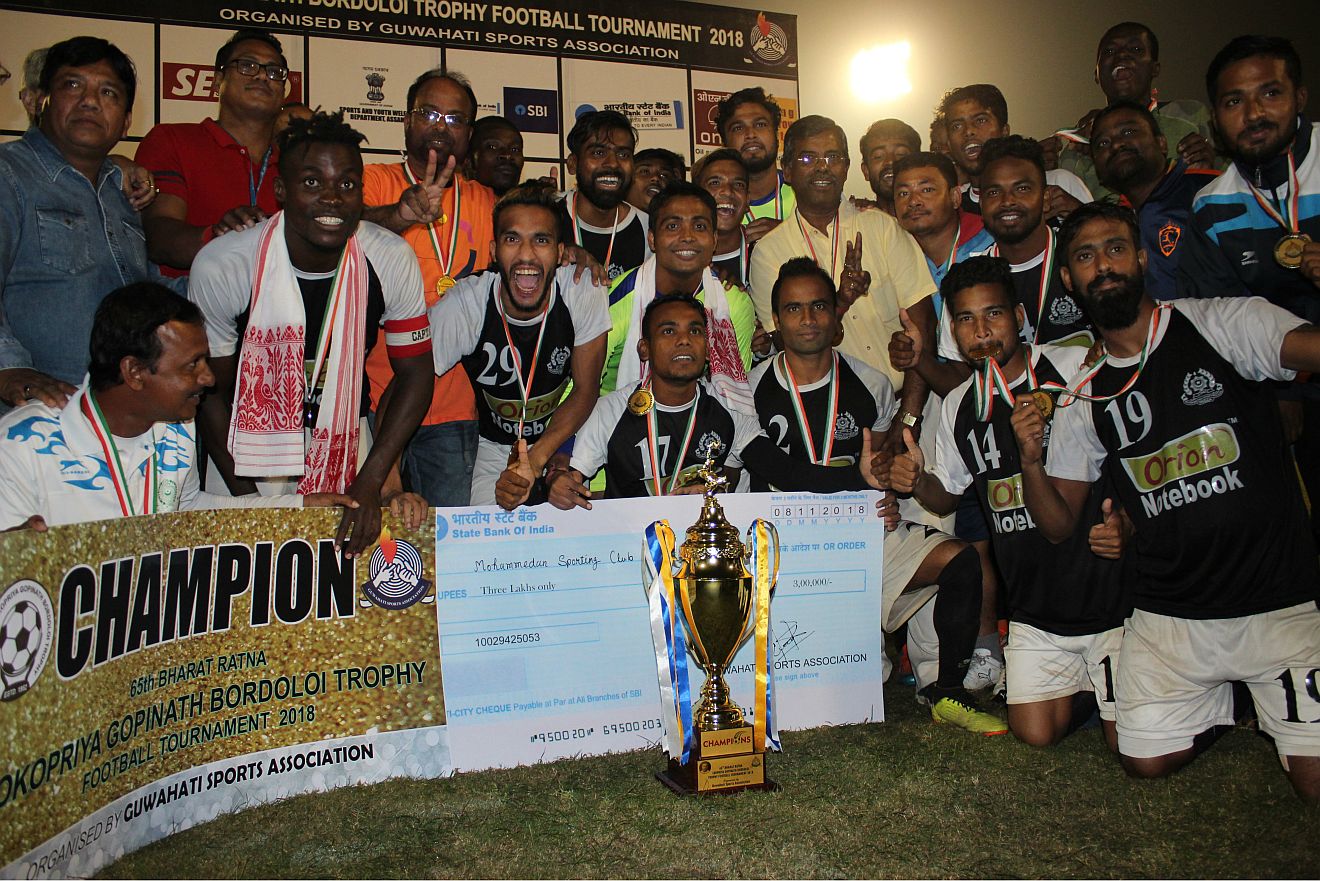 Mohammedan Sporting beat Oil India FC to win 65th Bordoloi Trophy!