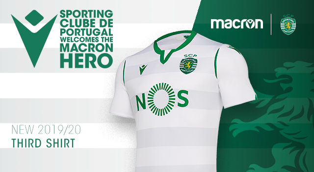 Macron Sweatshirt de Voyage Sporting Portugal 19/20