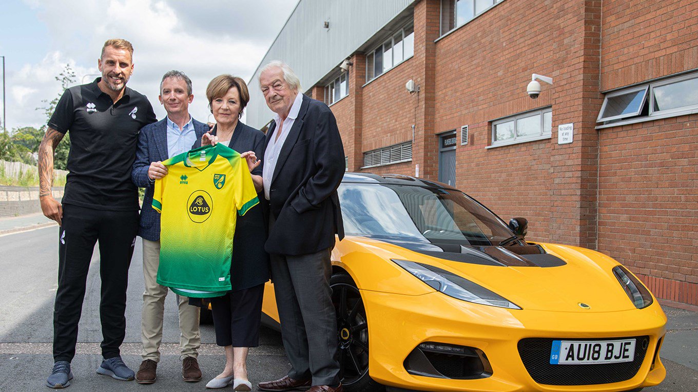 Lotus & Norwich City agree new multiyear partnership!