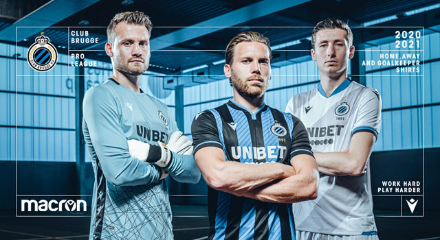 handicap overdrijven wildernis Classic Black, Light Blue & White are the colours of new Club Brugge kits  by Macron!