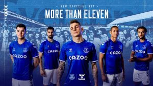 Hummel Kids Everton Home Goalkeeper Football Shorts 2020-21