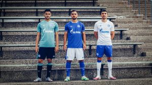 Umbro Football Soccer S04 FC Schalke 04 Kids Away Socks 2020 2021 White Blue 