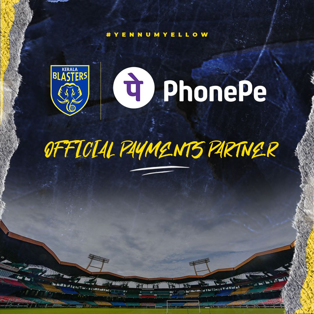 Kerala Blasters announce its new association with PhonePe!