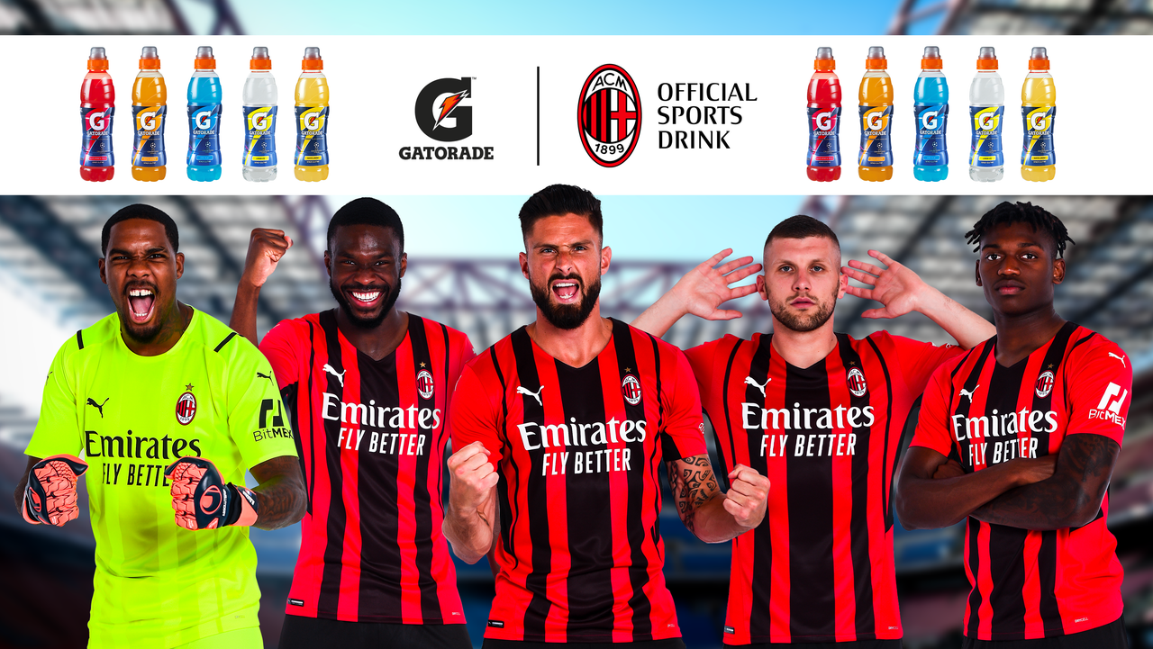 AC Milan and Gatorade sign a new partnership!