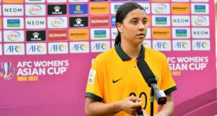 Australia’s Sam Kerr issues message of support to India Women!