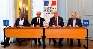 Football and education in focus at historic agreement signing in Paris!