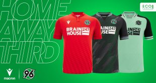 Innovative style & refined design for Hannover 96 kits by Macron!