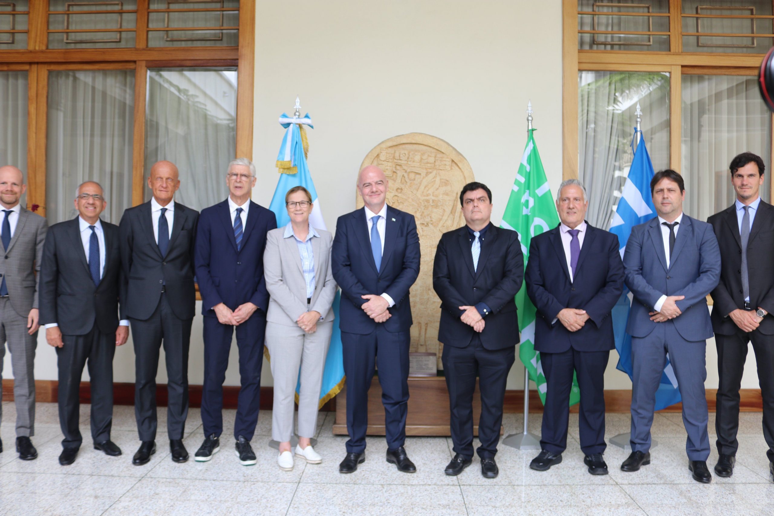 Football development tops the agenda during FIFA President visit to