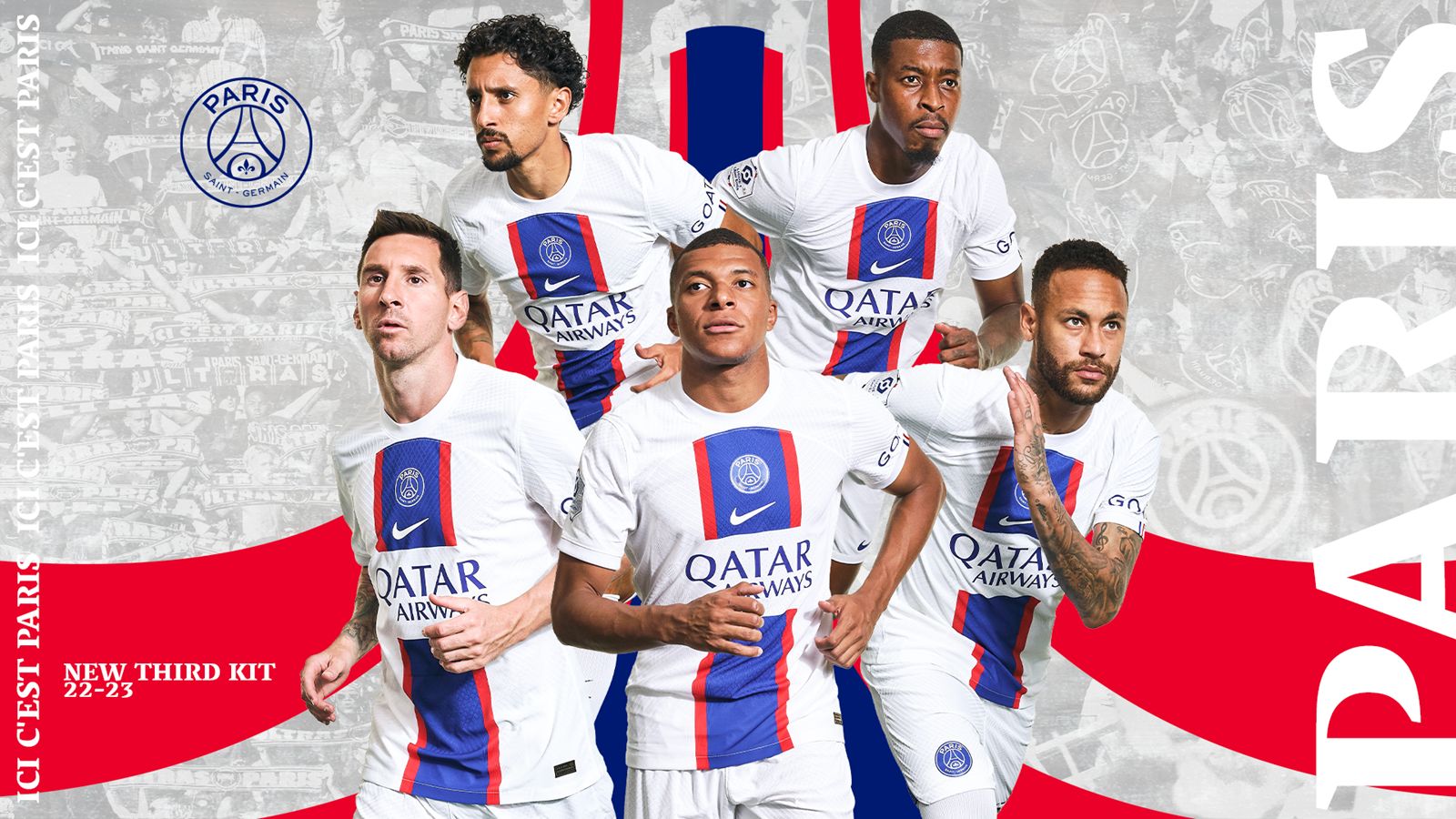 Paris Saint Germain Unveils Its Nike made Third Kit For The 2022 2023 