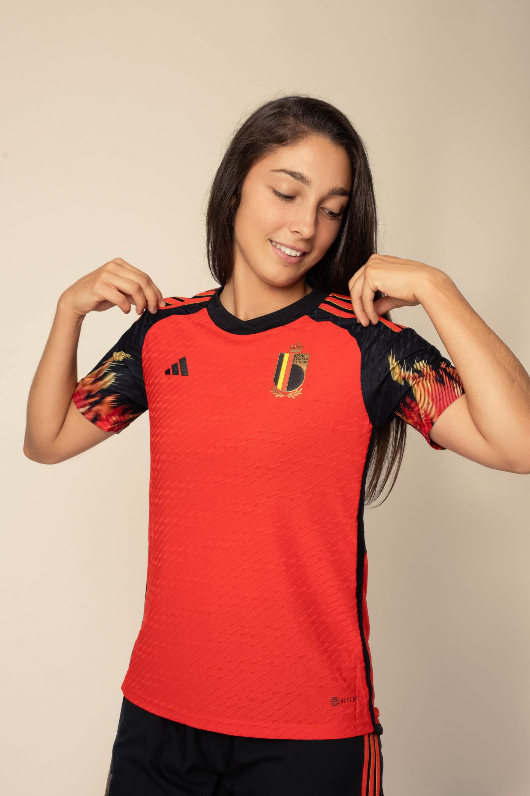 Women's adidas Black Belgium National Team 2022 Replica Jersey