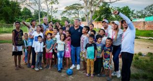 Joan Laporta visits FC Barcelona Foundation projects supporting refugees & displaced people in Colombia!