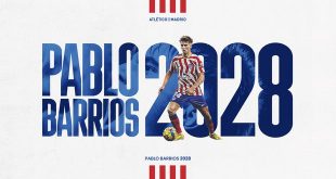 Pablo Barrios signs Atletico Madrid contract extension until 2028!