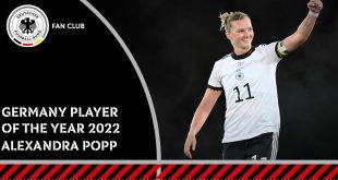 Alexandra Popp is Germany Women’s Player of the Year!