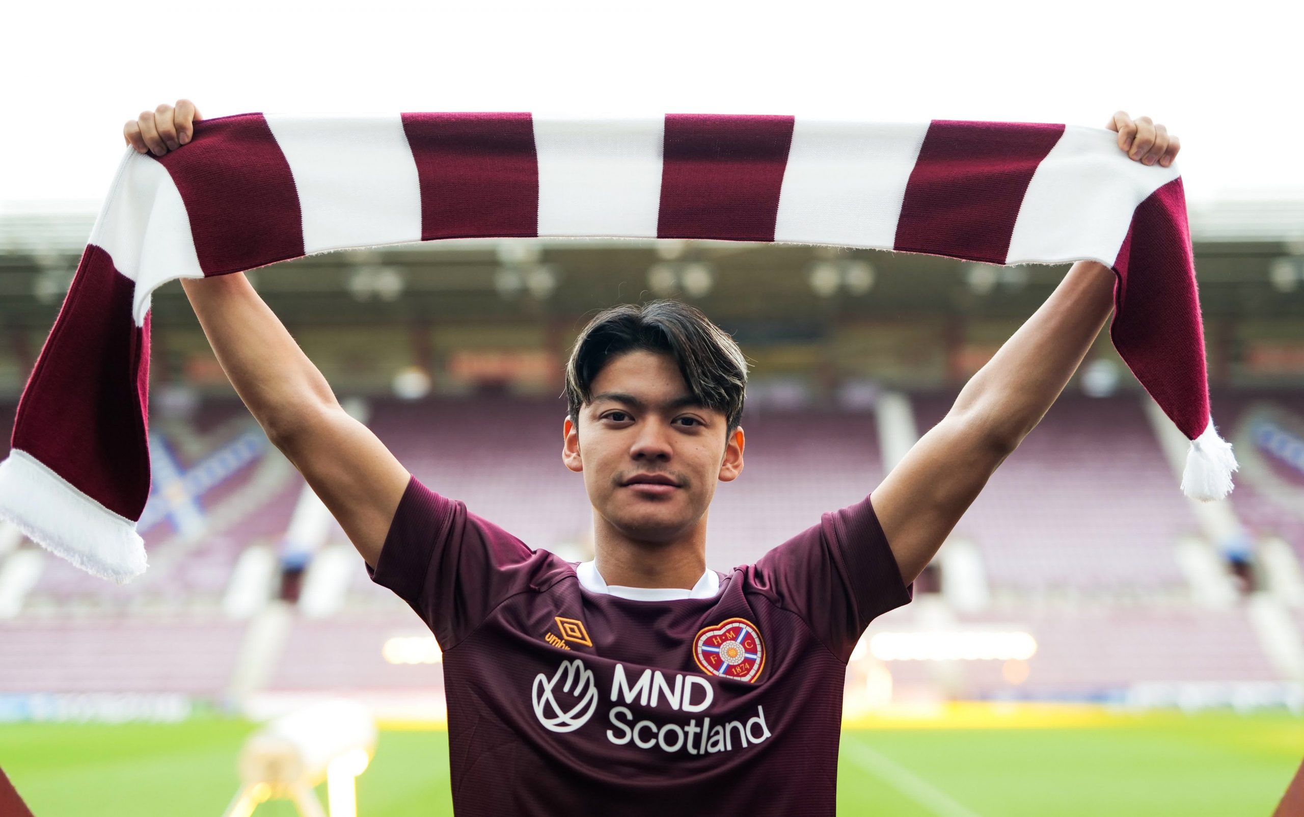 Heart of Midlothian sign Japanese forward Yutaro Oda!