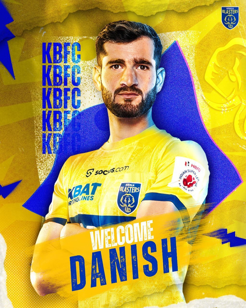 Kerala Blasters sign Danish Farooq from Bengaluru FC!