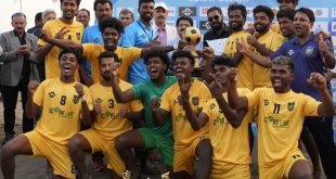 Kerala crowned inaugural champions of National Beach Soccer Championships!