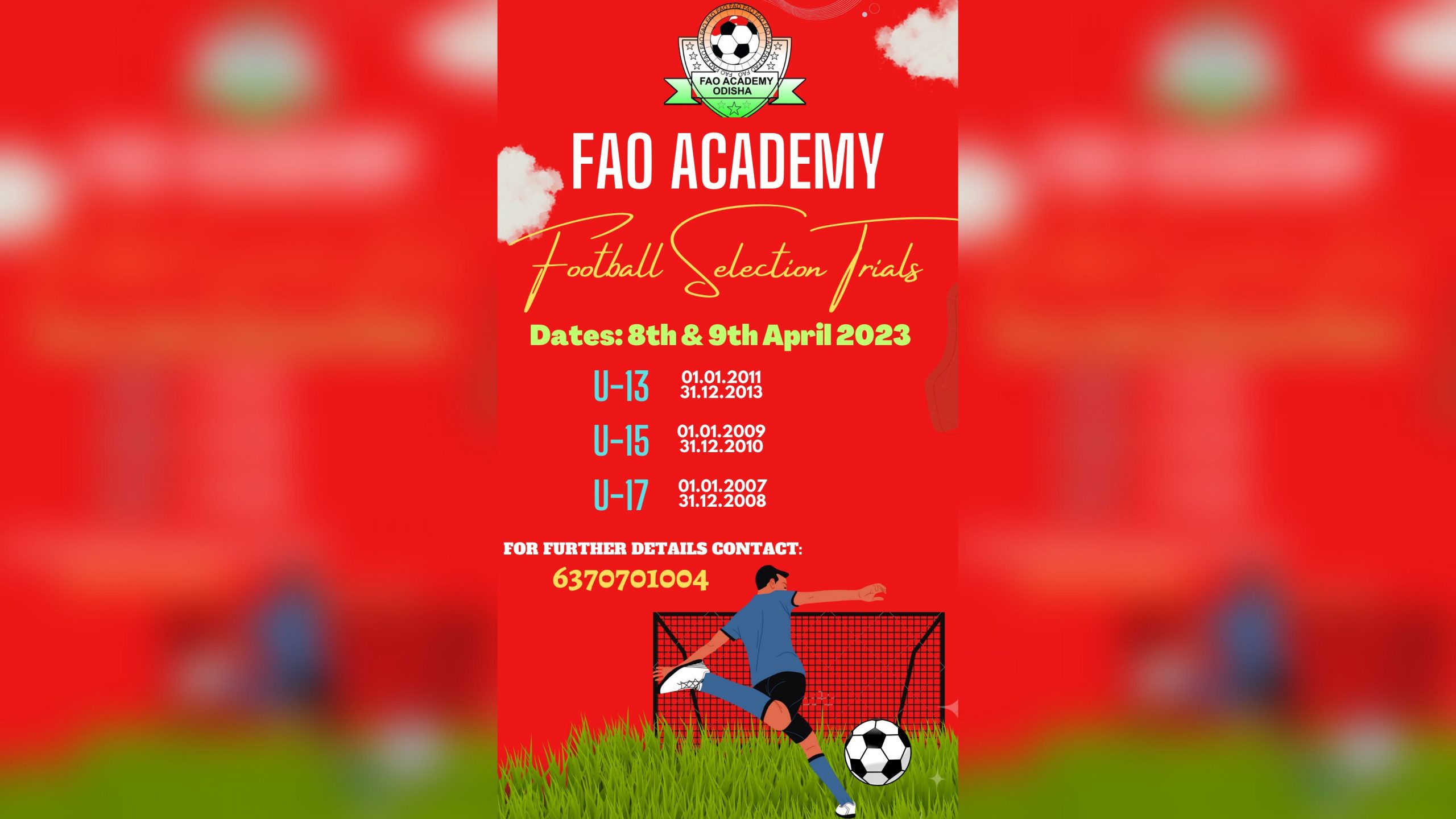 Odisha's FAO Academy to hold trials for talent scouting!
