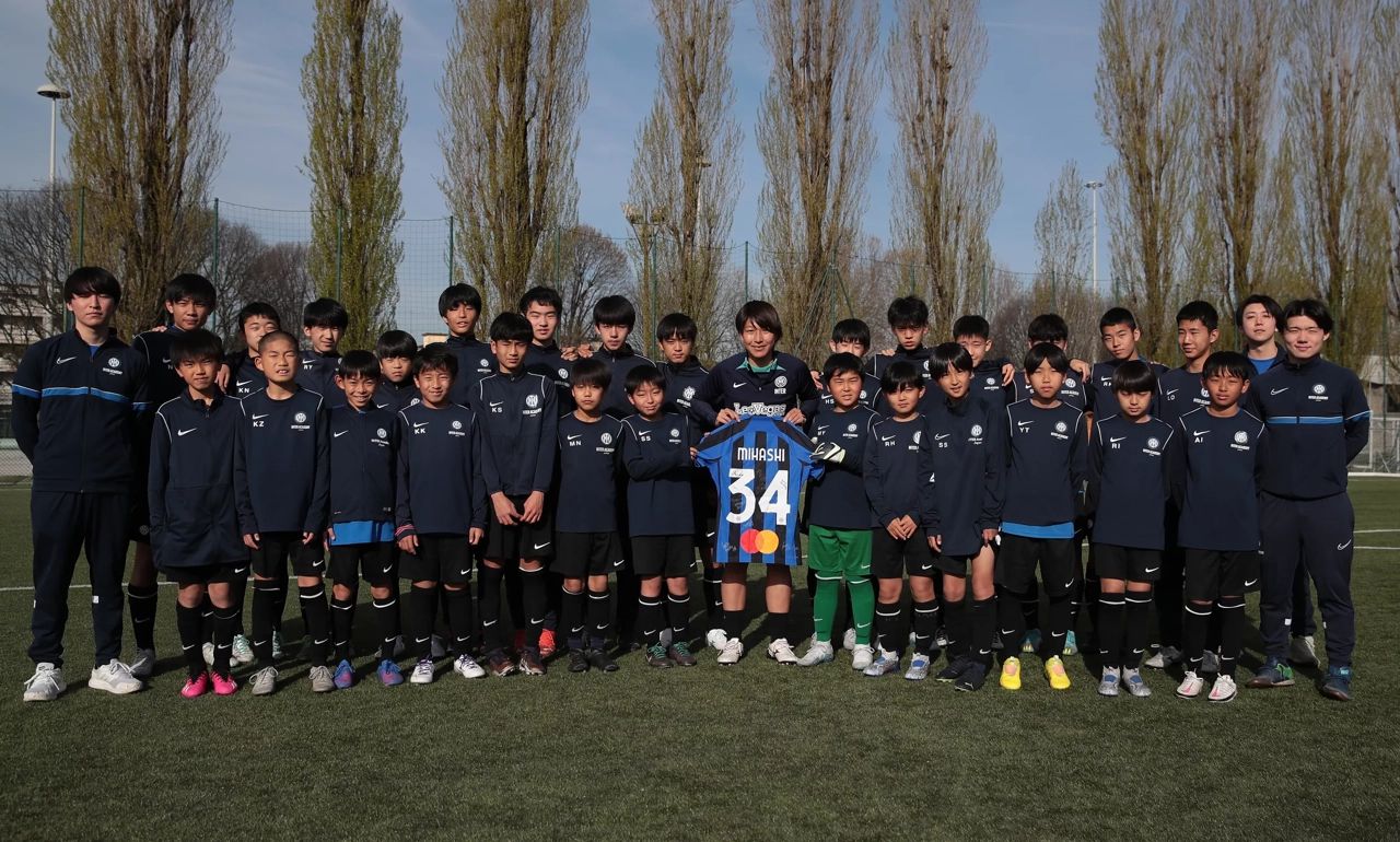 An internship in Milano for Inter Milan Academy Japan!
