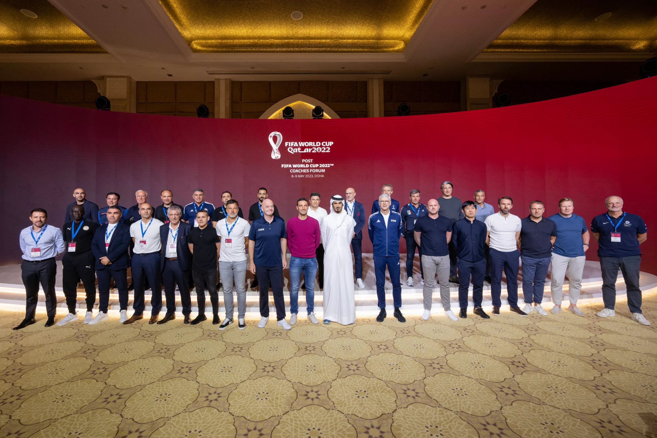FIFA brings together national team coaches to exchange ideas and