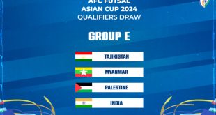 India face Tajikistan, Myanmar & Palestine in 2024 AFC Futsal Asian Cup qualifiers!