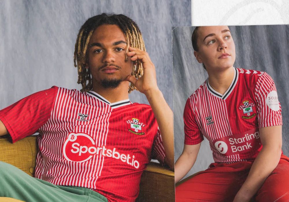 New Southampton FC home kit by hummel for 2023/24 season launched!