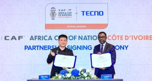 TECNO Mobile to sponsors CAF Africa Cup of Nations Cote d’Ivoire 2023!