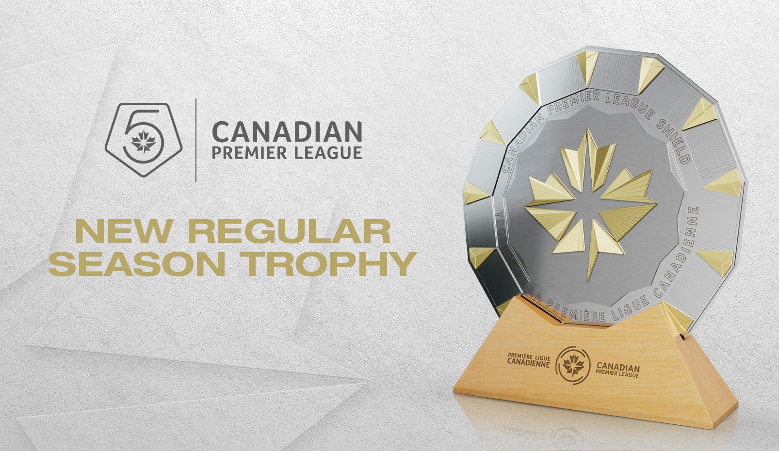 Canadian Premier League announces new trophies!