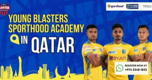 Kerala Blasters launch Young Blasters Sporthood Academy in Qatar!
