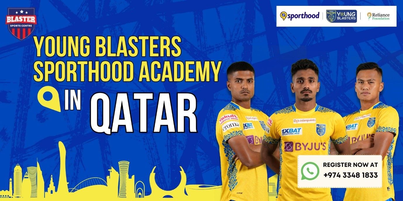 Kerala Blasters launch Young Blasters Sporthood Academy in Qatar!