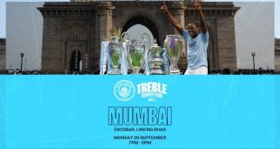 Manchester City’s treble Trophy Tour heads to Mumbai!