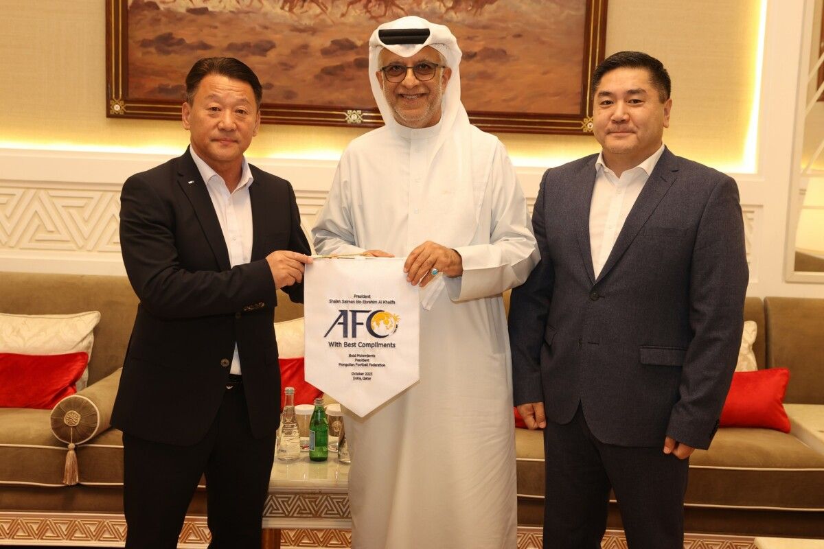 AFC President reinforces support towards Mongolian football
