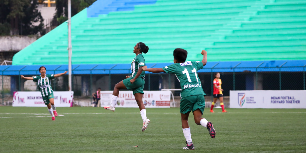 Karishma's hattrick for Kickstart FC sends East Bengal packing!