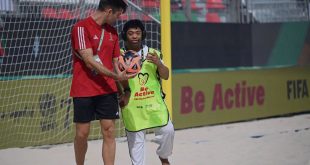 FIFA Foundation provides Beach Soccer experiences for disabled children in Dubai!