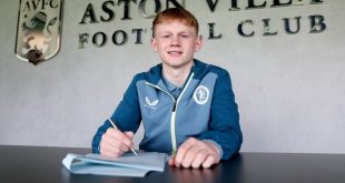 Aidan Borland signs Aston Villa pro deal!