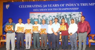 AIFF President felicitates heroes of 1974 AFC Youth Championship squad!