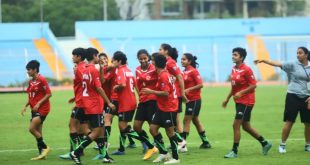 Haryana beat Manipur to top Group B in Senior Women’s National Football Championship!