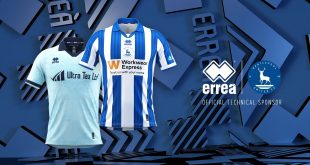 Errea unveils Hartlepool FC home & away shirt for the 2024/25 season!
