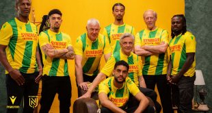 Identity expressed through historic & regional references on Macron’s new home kit for FC Nantes!