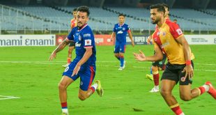 Bengaluru FC held to a 3-3 draw at the VYBK against 10-men East Bengal FC!